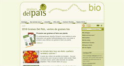 Desktop Screenshot of grainesdelpais.com